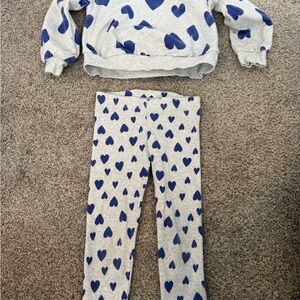 Carter's Blue Heart Matching Set